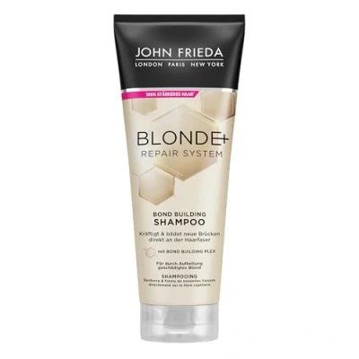 Bild av John Frieda Blonde Repair System Shampoo Bond Building Innehåll: 250 ml För hår skadat av blekning Med Plex
