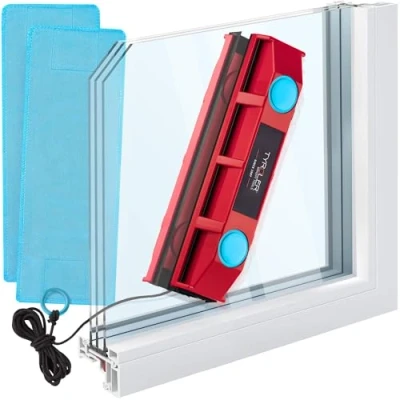 Bild av Tyroler Bright Tools The Glider Magnetic window Cleaner S1 D2 D3 (Double Glazed 8 18mm thickness(Blue))