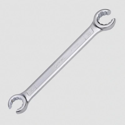 Bild av SONIC 4111922 Clé à dévisser durite rigide frein 233 19x22 satiné chromé Acier chrome vanadium