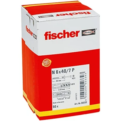 Bild av SPIKPLUGG N FZ 6X40 50P (10) Beijerbygg Byggmaterial