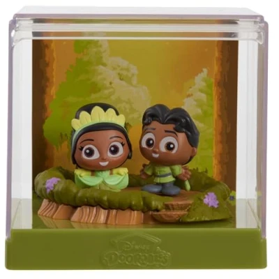 Bild av DOORABLES Disney, filmscenset med 2 figurer, överraskning, samlare, slumpmässiga modeller, leksaker för barn från 5 år, DRB22, flerfärgad
