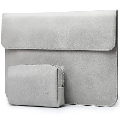 Bild av HYZUO 15 16 tum laptopfodral kompatibelt med 2019 ny MacBook Pro A2141/yta bärbar dator 3 tum/Dell XPS 15/2012 2015 äldre version av A1398 liten väska, fuskmocka läder