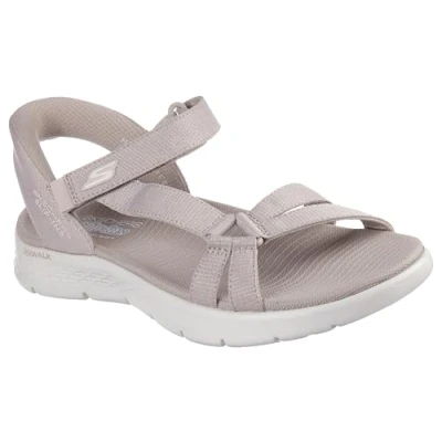 Bild av Skechers GO Walk Flex Sandal Illuminate, Taupe, 7 UK, Mullvadsbrunt, 40 EU