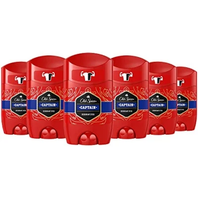 Bild av Gamla Spice Captain Deodorant Stick Men, 6 pack (6 x 50 ml)