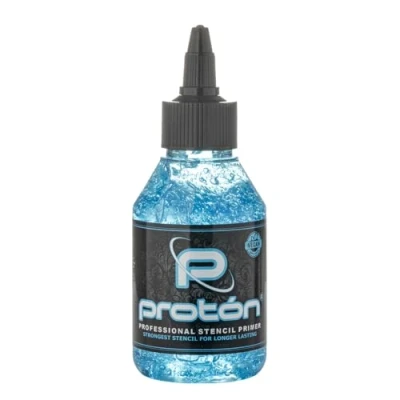 Bild av Proton Professionell stencil första blå 100 ml/3,4 oz. extra starka tatueringsstenciler fästelement, tatuering