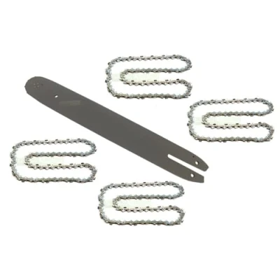 Bild av 35 cm (14 tum); 1,3 mm; 3/8 tum; 50 TG svärd + 4 x kedja set kompatibelt med STIHL motorsåg