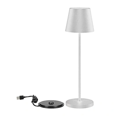 Bild av V TAC dimbar LED bord trådlös med touch kontroll uppladdningsbar vit för och användning IP54 hemrestaurang 4400 mAh batteri varm 3 000 K 2 W, VT 7522