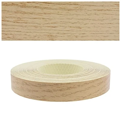 Bild av Mprofi MT® Melamin Kantband Kantlist med Smältlim 22mm x 5m Ek Naturell Självhäftande för Hyllmöbler, Byggskivor, Möbelskivor och Täckning av Kanten på en Standard MDF Skiva