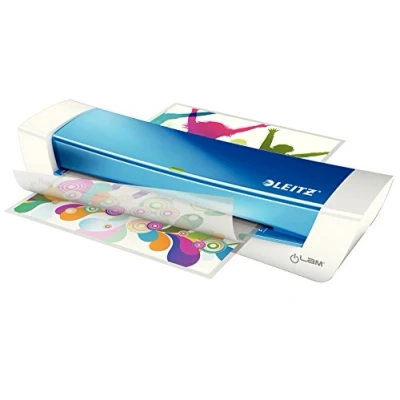 Bild av Leitz A4 lamineringsmaskin, blå metallisk WOW, 73681036