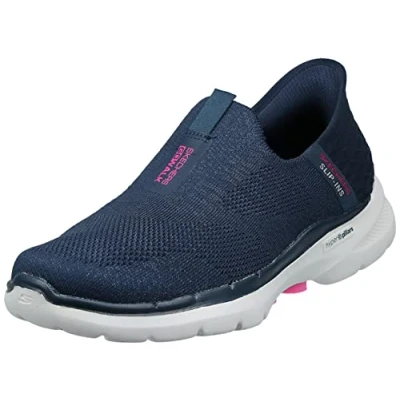 Bild av Skechers dam Sneaker Go Walk 6, Marinblått Xsp, 39.5 EU
