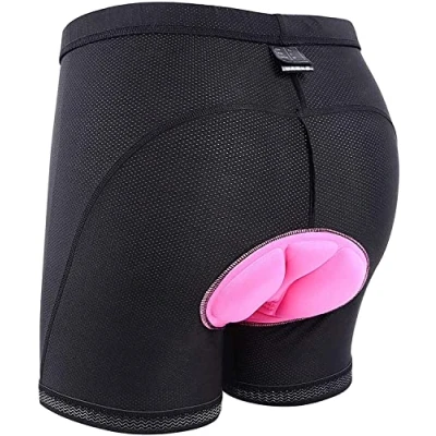 Bild av Sportneer vadderade cykelshorts kvinnor 3D cykel cykling underkläder shorts dam med halkfri design, andas &amp; adsorbent