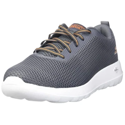 Bild av Skechers Go Walk Max 54601 Gymnastikskor Män, Kol/orange, 44 EU