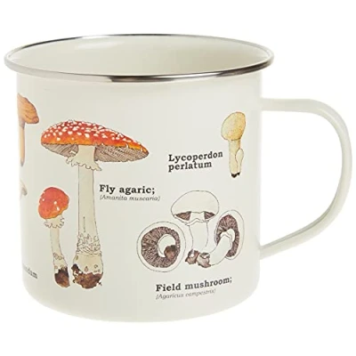 Bild av Gift Republic GR270058 svamp emalj mugg, 500 ml, 1 st (paket med 1)