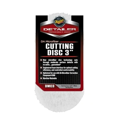 Bild av Meguiar&#039;s DMC3 DA Microfiber Cutting Disc 3 tum 86 mm mikrofiberfäste (2 pack)