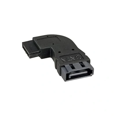 Bild av InLine 27700F SATA adapter kontakt/uttag, 22 pol. (15+7), vinklad uppåt