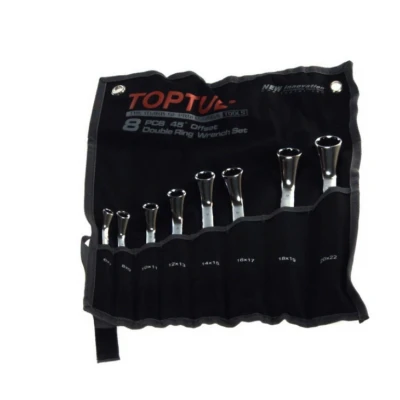 Bild av TOPTUL GPAH0804 Kit de clés polygonales doubles 6х7, 8х9, 10х11, 12х13, 14х15, 16х17, 18х19, 20х22 8 Acier chrome vanadium