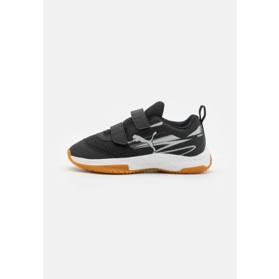 Bild av Puma Unisex barn Varion Ii V Jr inomhus domstol sko, svart cool ljusgrå tuggummi, 34 EU