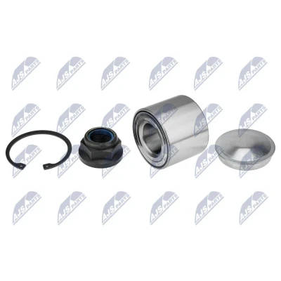 Bild av NTY KLT RE 045 Kit de roulements roue Essieu arrière 62 RENAULT: Captur, Clio 4, Kangoo II Express, DACIA: Duster SUV, Logan I MCV, SANDERO 2