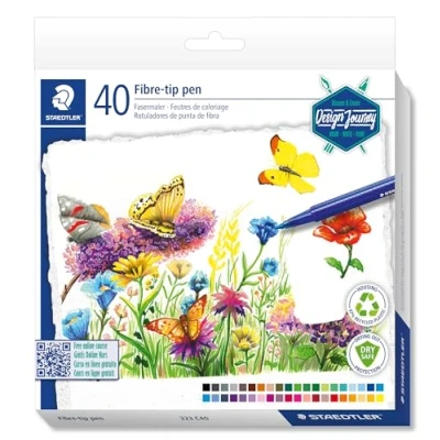 Bild av Staedtler triplus color rPP 40 pcs cardboard box assorted colours