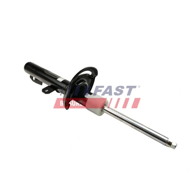 Bild av FAST FT11188 Amortisseur Essieu avant droit, gauche Pression de gaz Système bitube Jambe suspension Goujon en haut, Collier bas