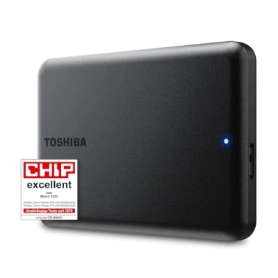 Bild av Toshiba Canvio Partner 2 TB Portable 2,5 tum extern hårddisk, USB 3.2, Mac och Windows kompatibel. Xbox, PS4, PS5