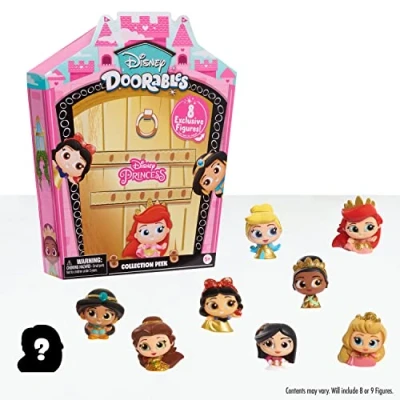 Bild av JP Disney Doorables JPL44609 dörrsaker prinsessa samlarpaket, flerfärgad