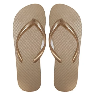 Bild av SUGAR ISLAND® Dam flickor män flip flop sommar strand pool skor, rosguld, 38/39 EU