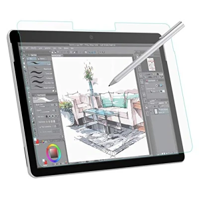 Bild av MoKo PET Matte Screen Protector Fit Surface Go 4 2023 / 3 2021 2 2020 2018, Write, Draw and Sketch with The Pen Like on Paper, Anti Glare Film for Microsoft Go, Clear