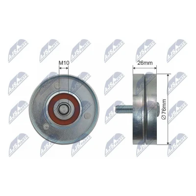Bild av Styrrulle, drivrem/kilrem, seat leon, toledo ii, skoda octavia i, combi vw bora variant, golf iv, variant 03