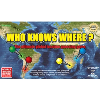 Bild av Who Knows Where? The Global Location Guessing Board Game [UK Import]