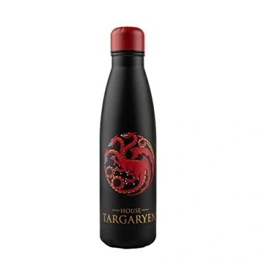 Bild av Cinereplicas Game of Thrones Targaryen isolerad vattenflaska 500 ml rostfritt stål officiell licens