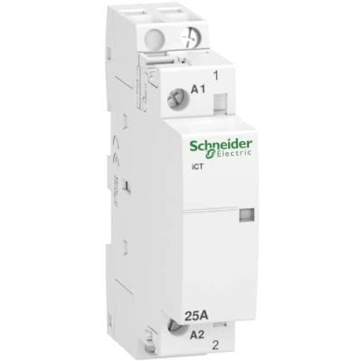 Bild av Schneider A9C20731 Contactor Ict 25A 1No 230 240 Vac, Vit, Set med 12 delar