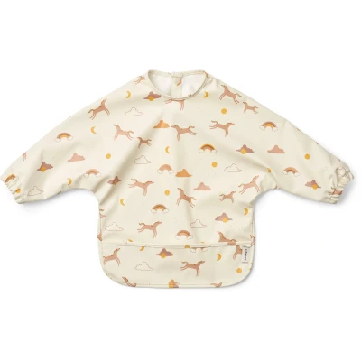 Bild av Liewood Merle Printed CAPE BIB Unisex Övriga accessoarer för barn, Storlek: One Size, Ecru