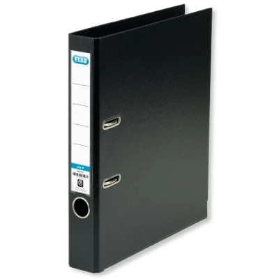 Bild av Elba Ordner A4, Smart Pro+, 5 cm smal, plast, svart, 10 stycken