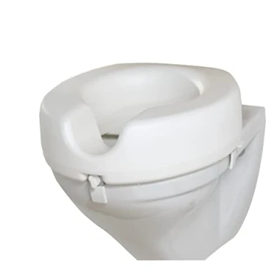 Bild av Wenko 17950100 Upphöjd WC sits Secura 150 kg lastkapacitet, plast, 41,5 x 17 44 cm, Vit