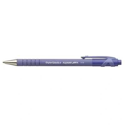Bild av Paper Mate Flexgrip Ultra Kulspetspennor med tryckknapp Mediumspets (1,0 mm) Blå 12 stycken