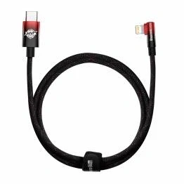 Bild av Baseus MVP robust USB C till Lightning kabel med vinkel 1m Röd