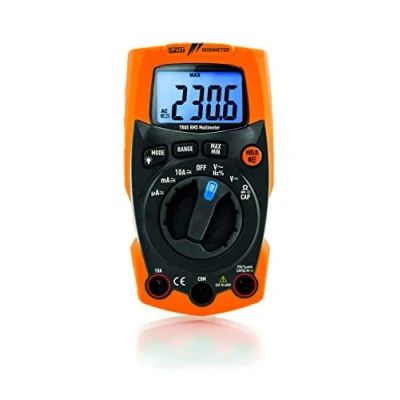 Bild av HT Instruments extra robust digital multimeter TRMS upp till 600 V AC/DC med inbyggd LED lampa, 1 st, IRONMETER