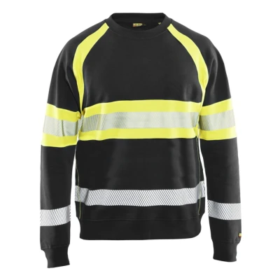 Bild av VARSELTRÖJA 3359 1158 SVART/VARSELGUL 4XL Beijerbygg Byggmaterial
