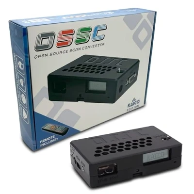 Bild av Kaico Edition OSSC Open Source Scan Converter 1,8 med SCART, Komponent och VGA till HDMI för retrospel. Linje multiplikator upscaler perfekt noll lagg RGB retro spel