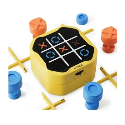 Bild av GiiKER Tic Tac Toe Bolt Game, 3 i 1 bärbar pusselspelkonsol, bärbara resespel för utbildning och minnestillväxt, födelsedagspresenter alla åldrar