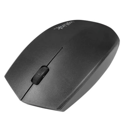 Bild av LogiLink ID0191 ergonomisk mus med dubbla lägen (trådlös 2,4 GHz/Bluetooth 4.2) 1 200 DPI för dator, surfplatta, bärbar smart TV, i svart