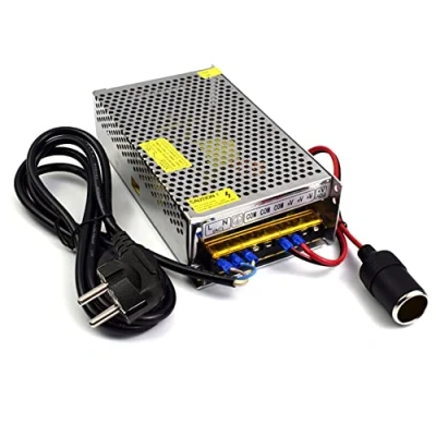 Bild av A15CS Bilströmadapter, montering, spänningsomvandlare, eluttag, laddare, adapter, 240 VAC, 12 VDC, 20 A, W, växelströmförsörjning, växelomvandlare