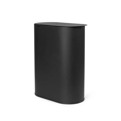 Bild av Ferm Living Enkel Bin Papperskorg Black Ø: 26.7 x H: 36 cm