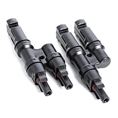 Bild av Offgridtec Koppling för solcellskoppling, 2 Faldiga Kopplingsuttag Y plug Solkontakt, Svart, 12.6 x 5.8 2.1 cm
