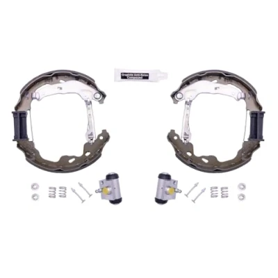 Bild av HELLA Shoe Kit Pro 8DB 355 004 991 de freins, freins à tambours avec cylindre roue, élément d&#039;ajustage CITROËN: C1 I, TOYOTA: Aygo