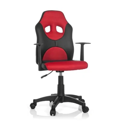 Bild av hjh OFFICE 670820 Snurrstol för barn KID GAME AL Motorsport barnrummet, Steglös justering av sitshöjden med toplift, Extra bekväm stoppning, Glada färger
