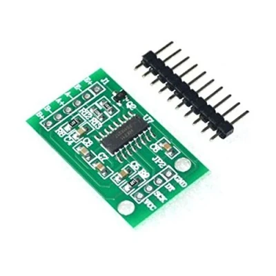 Bild av HALJIA HX711 vägningstrycksensor dubbla kanaler 24 bitars precision AD modul lastcell kompatibel med Arduino