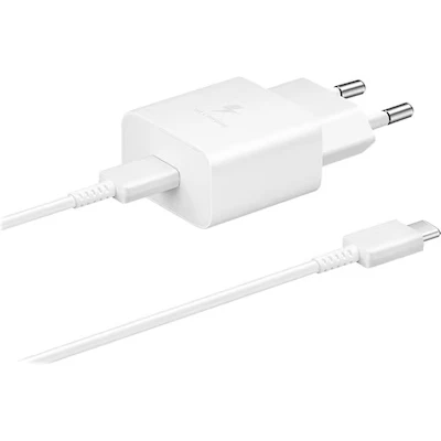 Bild av Samsung EP T510 USB C Snabbladdare 15W + Kabel 1m Vit
