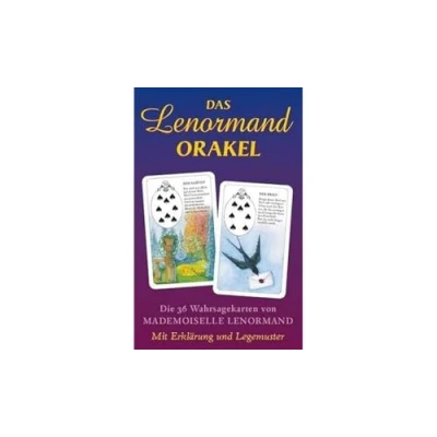 Bild av Das Lenormand Orakel: Die 36 Wahrsagekarten von Mademoiselle Lenormand. Mit Erklärung und Legemuster